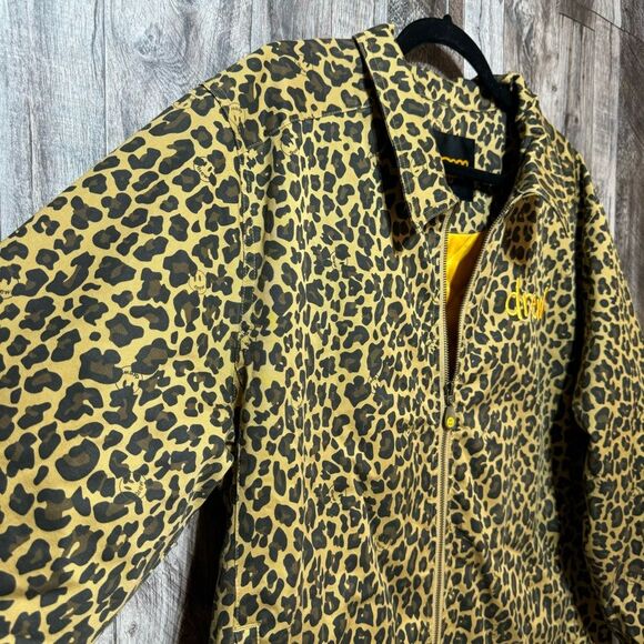 Drew House- Leopard/ Cheetah Print Zip Front Jacket- Sz. XXL - Picture 3 of 15